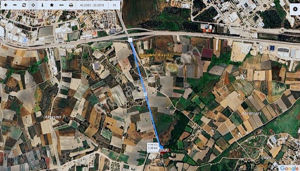 Kayapa-görükle Arası Asfalt Yola Cepheli 1132 M2 Arazi - Görsel 31