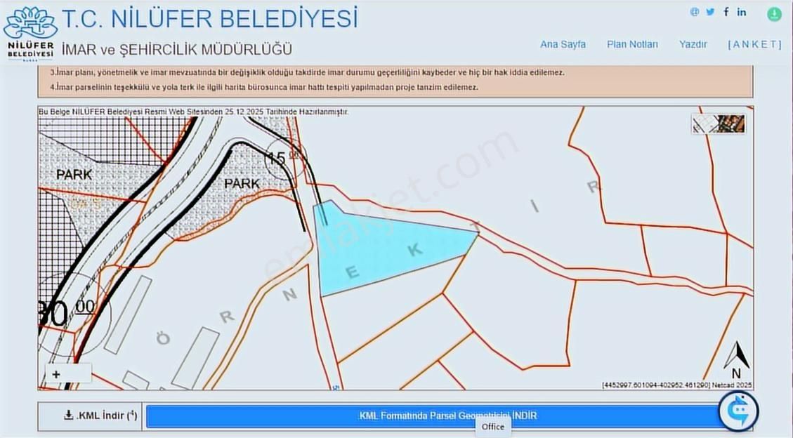 Kayapa-görükle Arası Asfalt Yola Cepheli 1132 M2 Arazi - Görsel 26