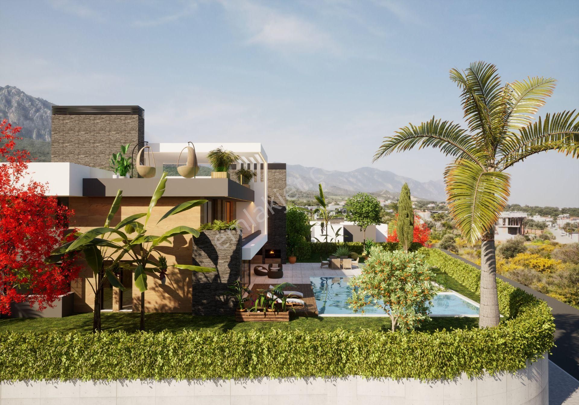 Girne Edremit'te Deniz Manzaralı Satılık 5+1 Ultra Lüks Villa !! - Görsel 13