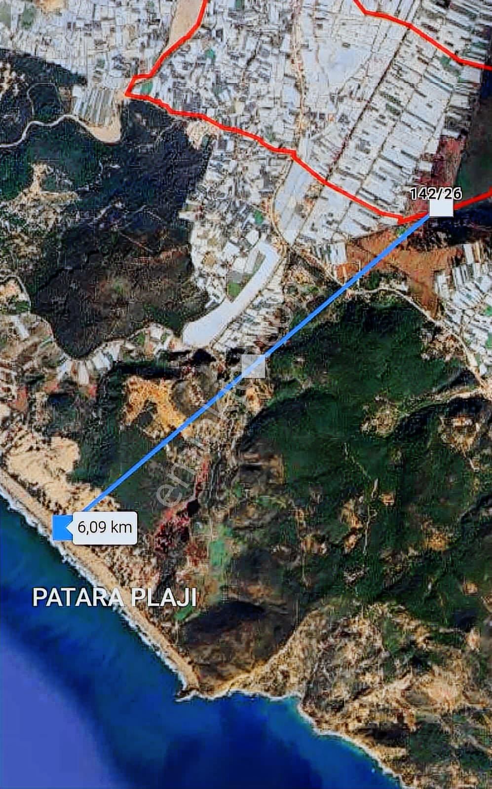 Kaş Ova Merkezde Yatırımlık 7510 M2 Sera Vasıflı Tarla - Görsel 11