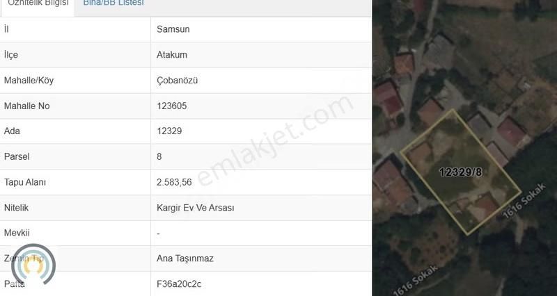 Atakum Çobanözü Satılık 209 M2 Hisse