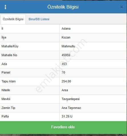 Kozan Tavşantepede İki Yola Cepheli Zemin+3 Konut İmarlı Arsa - Görsel 6