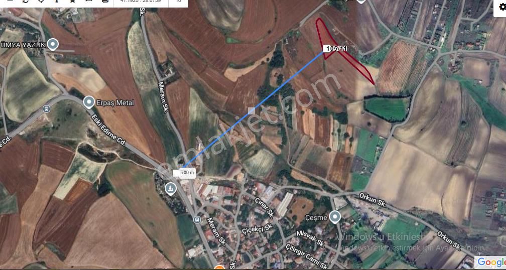 Arnavutköy Çilingirde Satılık Arsa , 537 M2 Hisseli Yolu Var - Görsel 6