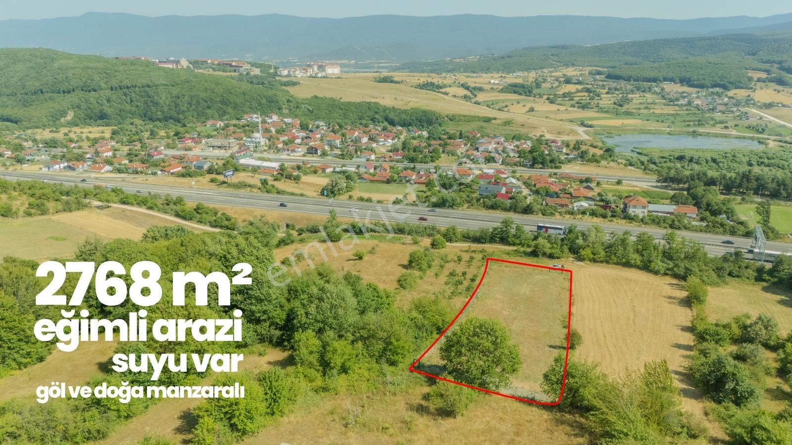 Yumrukaya Köyü Göl Manzaralı Satılık Tarla - Görsel 3