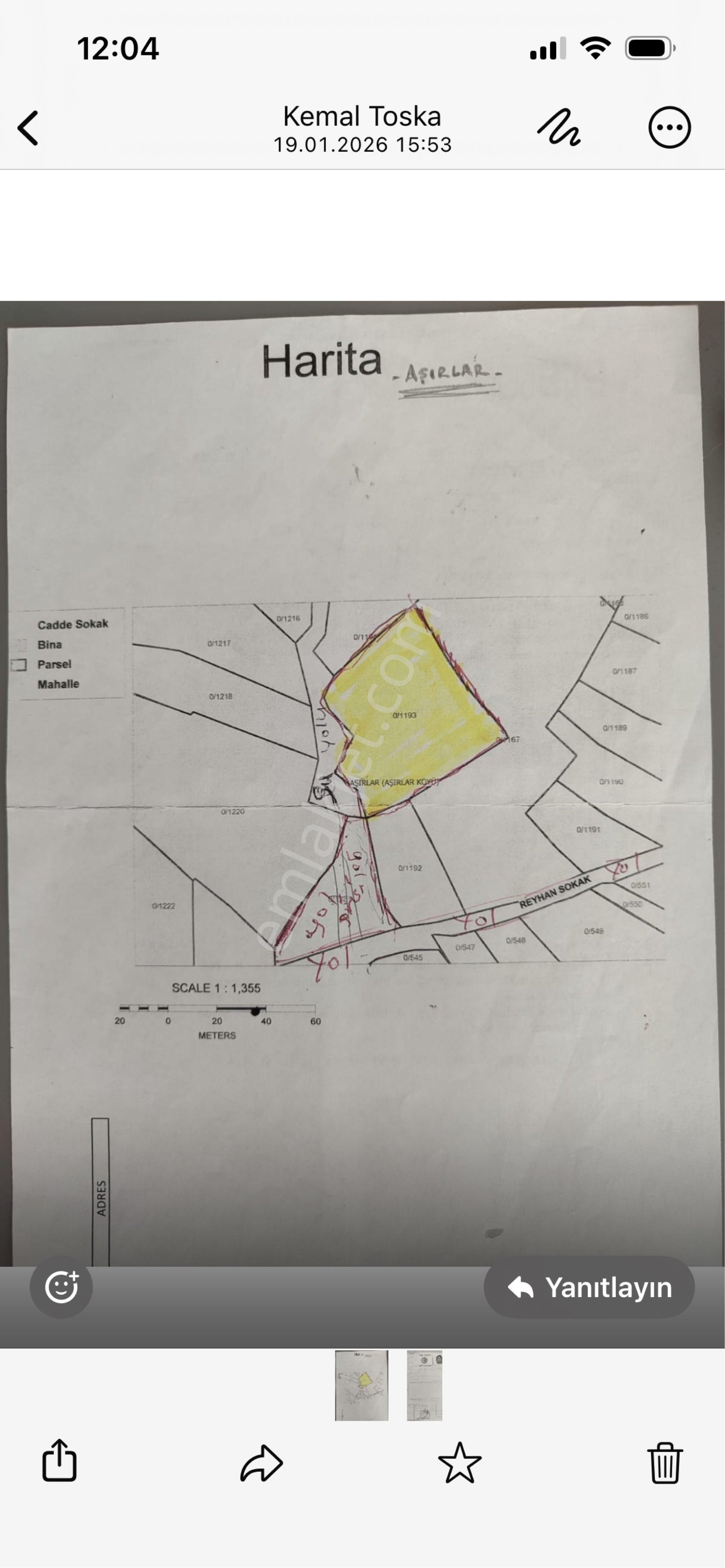 Sakarya Adapazarı Aşırlarda Satılık 3450m Tarla Fırsatı Yatırımlık - Görsel 2