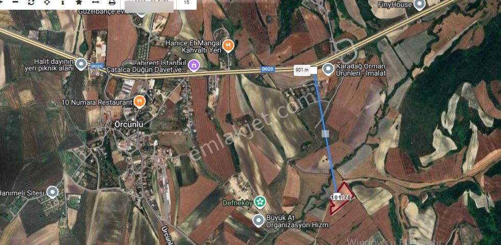 Çatalca Nakkaşta Satılık Arsa , 2,426 M2 Yolu Var Evlerin Yakını - Görsel 5