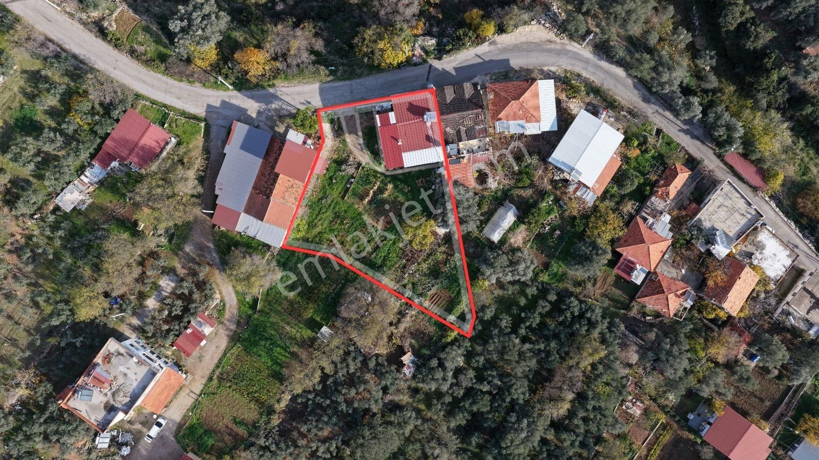Fethiye İncirköy De Satılık 2 Adet Ev Ve Arsası 1092 M2 - Görsel 2