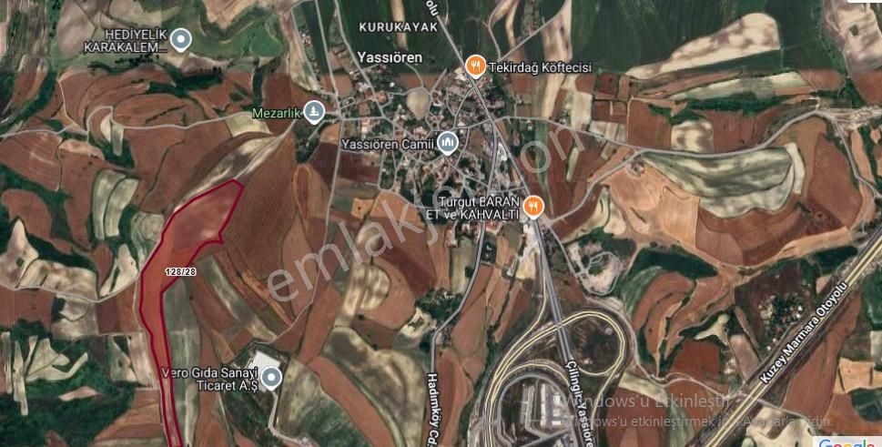 Arnavutköy Yassıörende Satılık Arsa , 968 M2 Hisseli Yolu Var - Görsel 4