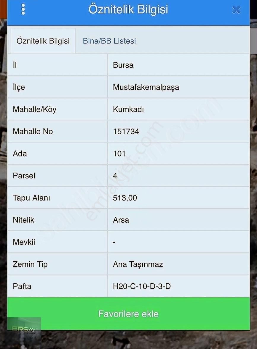 Ersay'dan Satılık Arsa-kumkadı Mh.- - Görsel 2