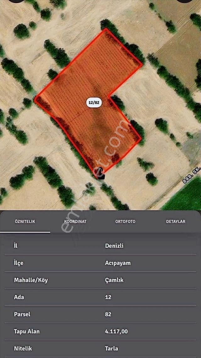 Denizli Acıpayamda Fırsat İmarın Dibinde Satılık Tarla