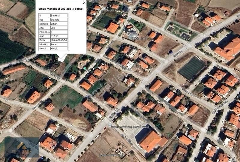 Bigadiç Emek Mah.satılık 317 M2 / 3 Kata İmarlı Arsa - Görsel 2