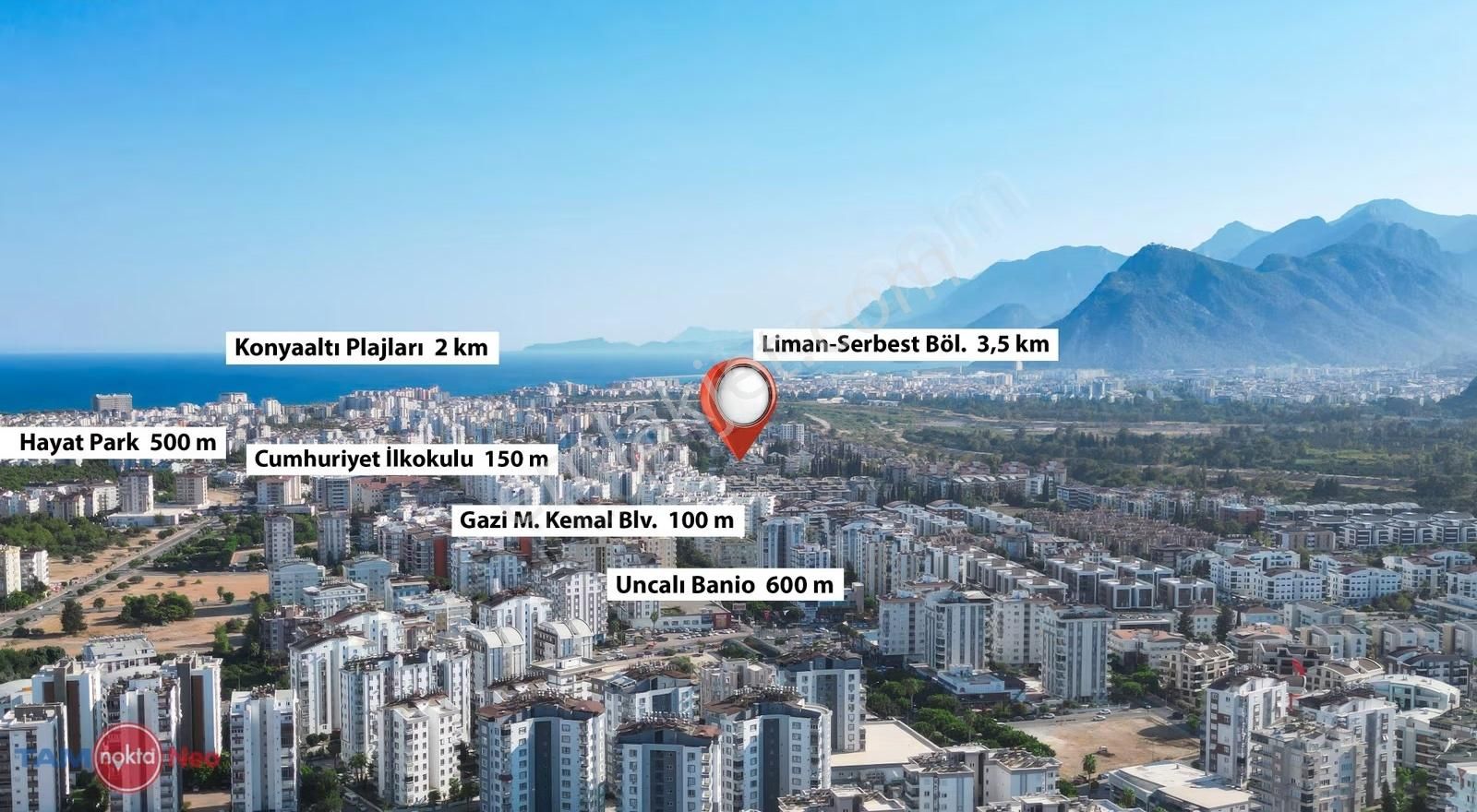 Konyaaltı Atılgan Konakları Satılık Lüks 3+1 Daire - Görsel 35