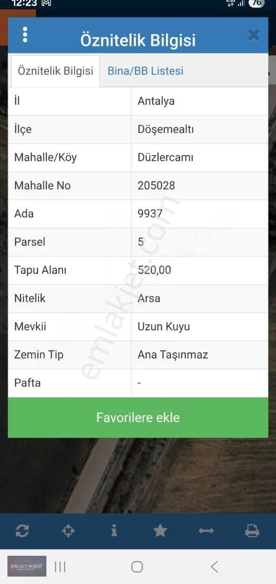 Düzleçamında 520 M² Karaman Cad.uzeri Satılık Arsa - Görsel 6