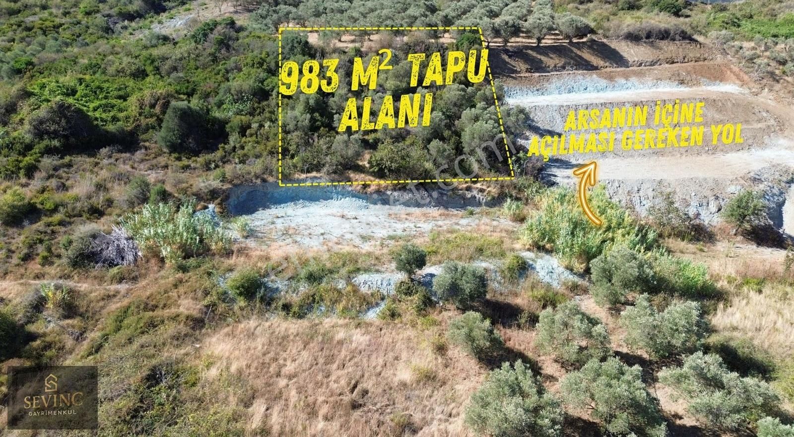 Sevinç'ten Sahil Yenicede 983m² Köye Yakın Deniz Manzaralı - Görsel 10