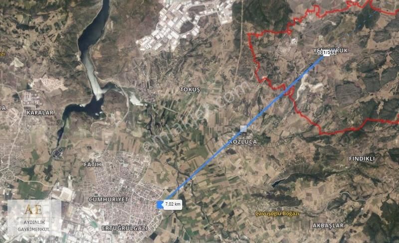 İnegöl Yeni Yörük Mahallesinde Konut Yapımına Uygun Satılık Arsa - Görsel 4