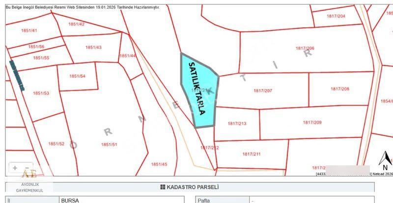 Alibey Köyde Fırsat Tarla 3.290 M² - Görsel 4