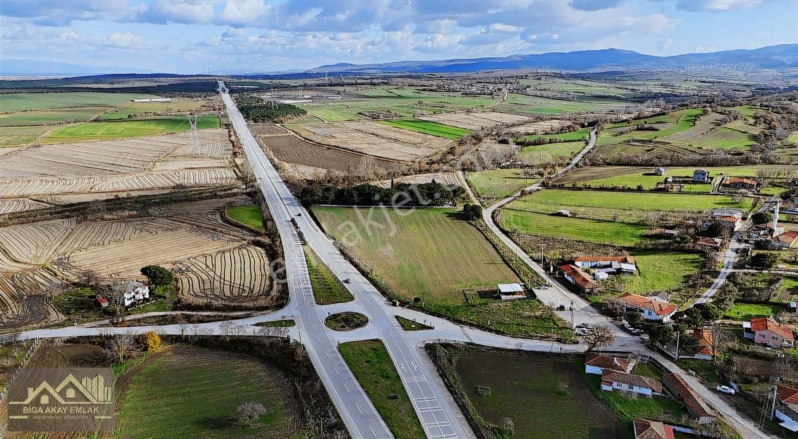 Çanakkale Biga Osmaniye 1650m2 Köyiçi İmarlı Satılık Arsa - Görsel 12