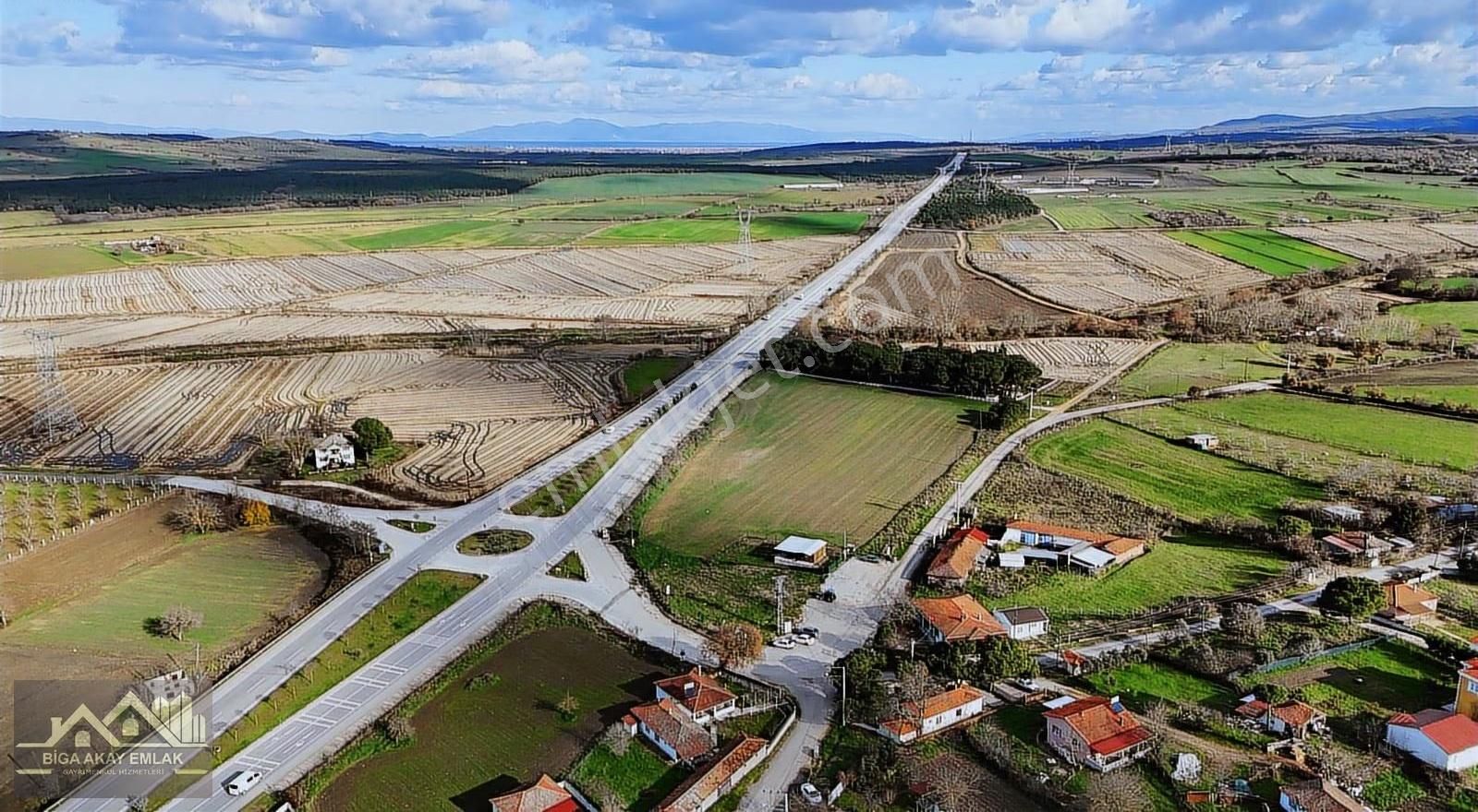 Çanakkale Biga Osmaniye 1650m2 Köyiçi İmarlı Satılık Arsa - Görsel 9