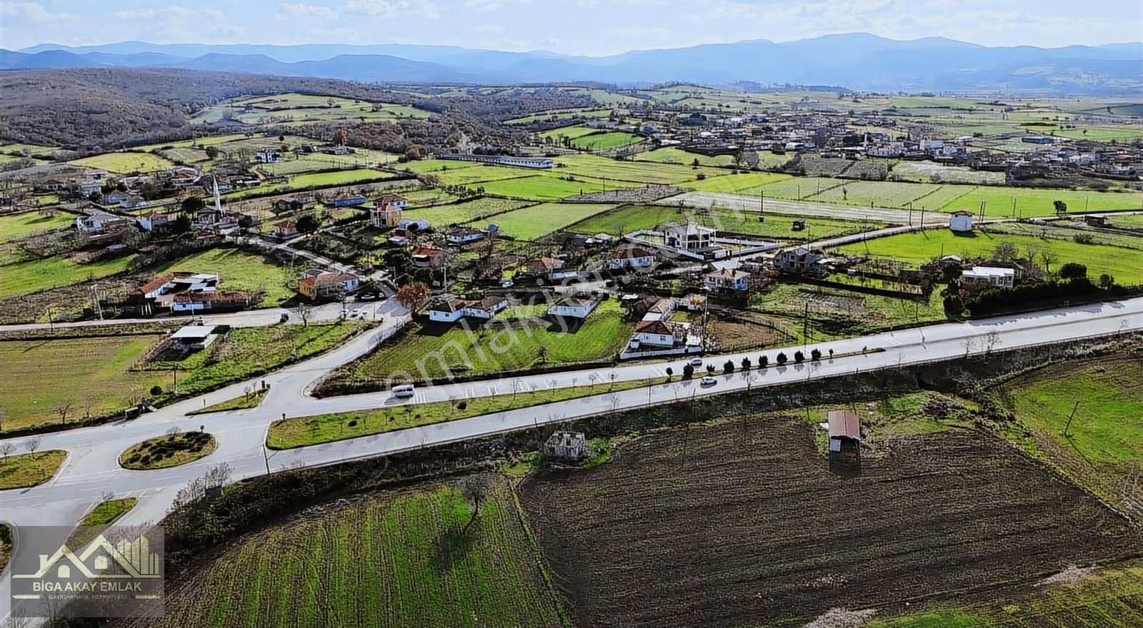 Çanakkale Biga Osmaniye 1650m2 Köyiçi İmarlı Satılık Arsa - Görsel 4