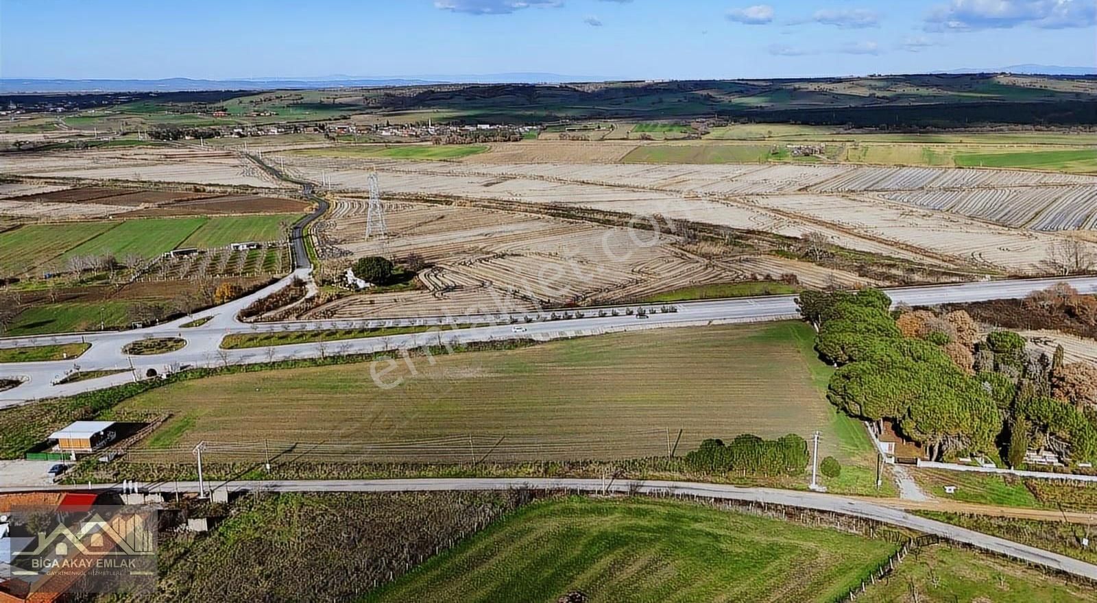 Çanakkale Biga Osmaniye 1650m2 Köyiçi İmarlı Satılık Arsa - Görsel 10