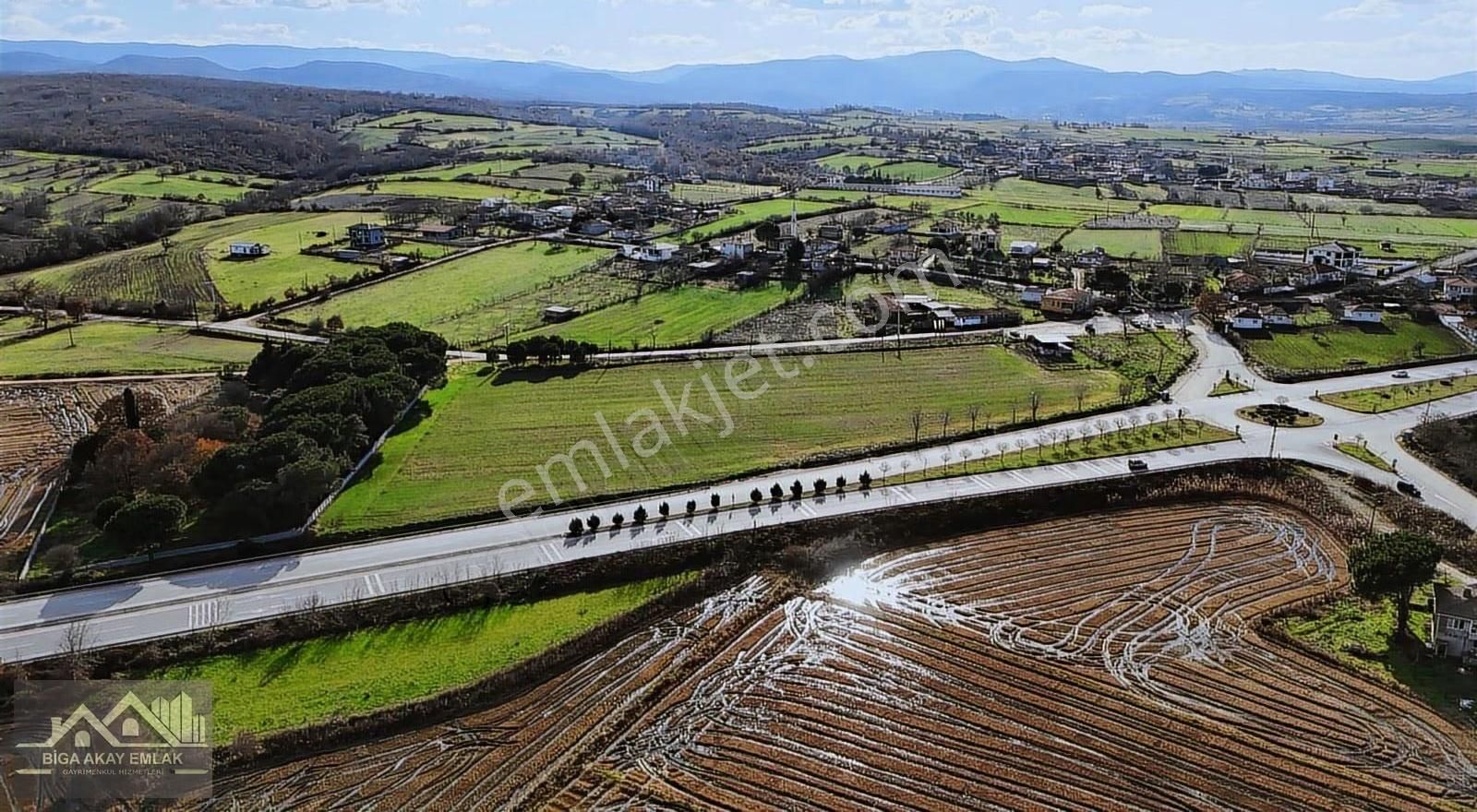Çanakkale Biga Osmaniye 1650m2 Köyiçi İmarlı Satılık Arsa - Görsel 2