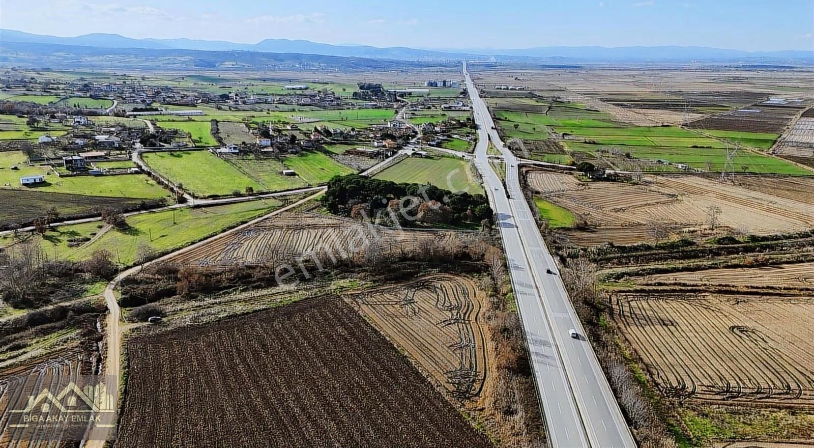 Çanakkale Biga Osmaniye Karayoluna Cepheli 3.690m2 Satılık Tarla - Görsel 4