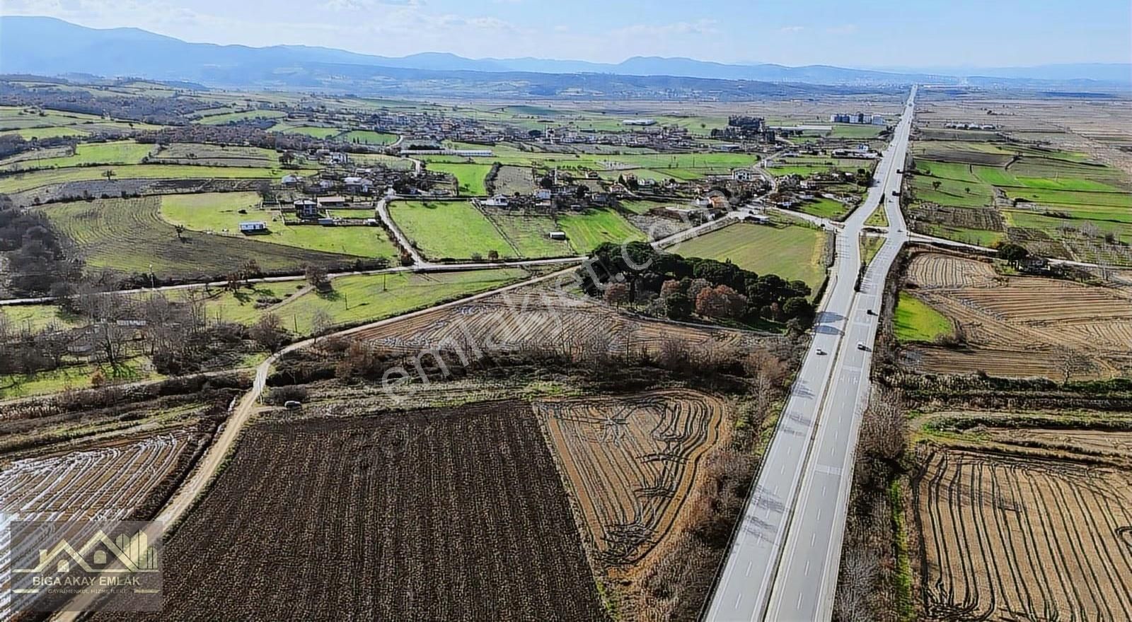Çanakkale Biga Osmaniye Karayoluna Cepheli 3.690m2 Satılık Tarla - Görsel 9