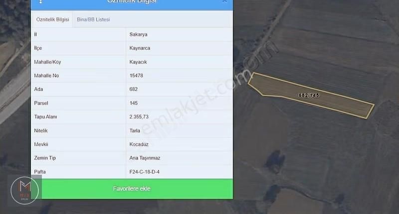 Kaynarca Kayacık | D014e Yakın 2.355 M² Satılık Tarla - Görsel 6