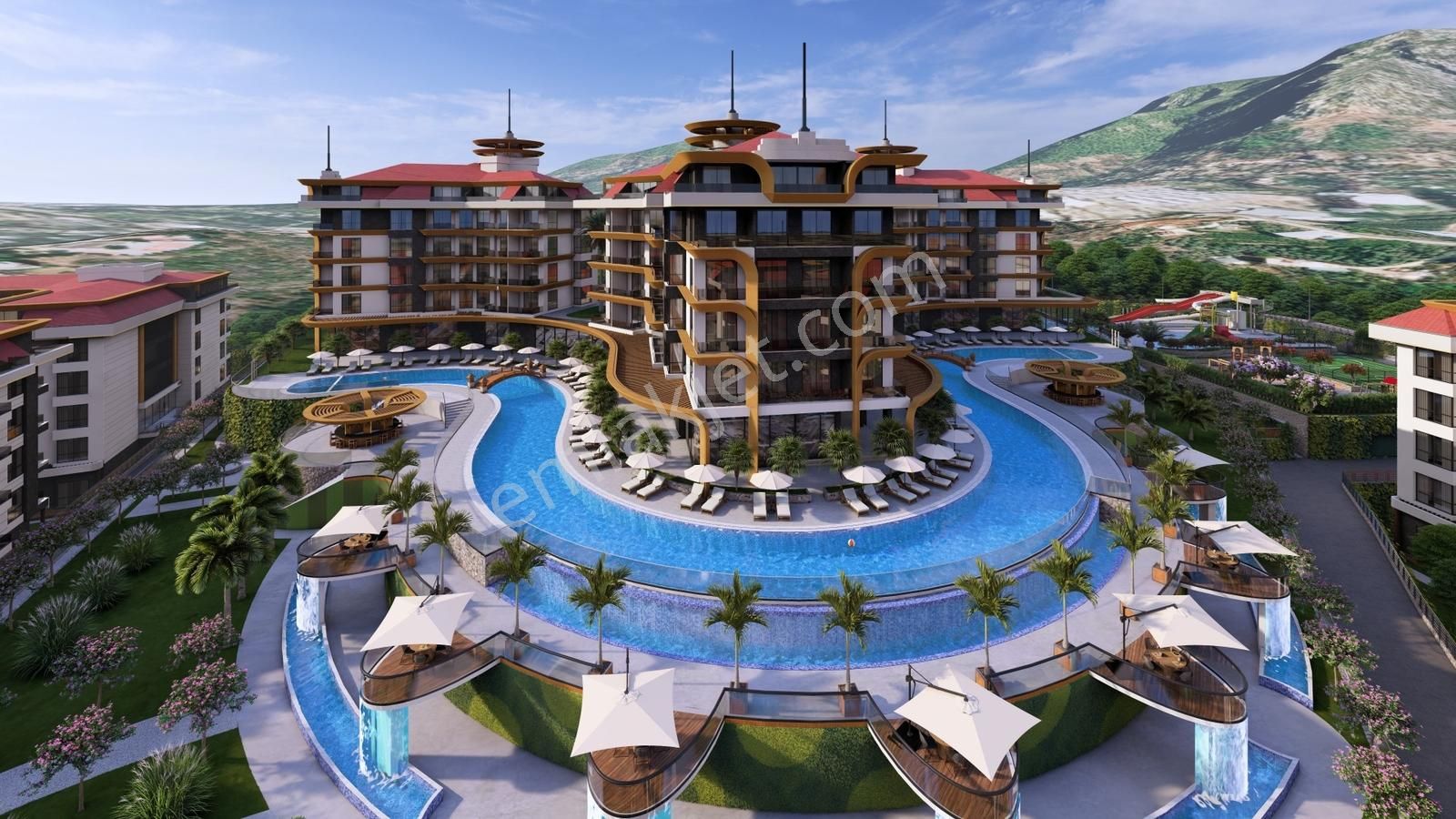 Modern Yaşamın Yeni Merkezi Alanya Kestel Satılık 1+1 Daireler - Görsel 10