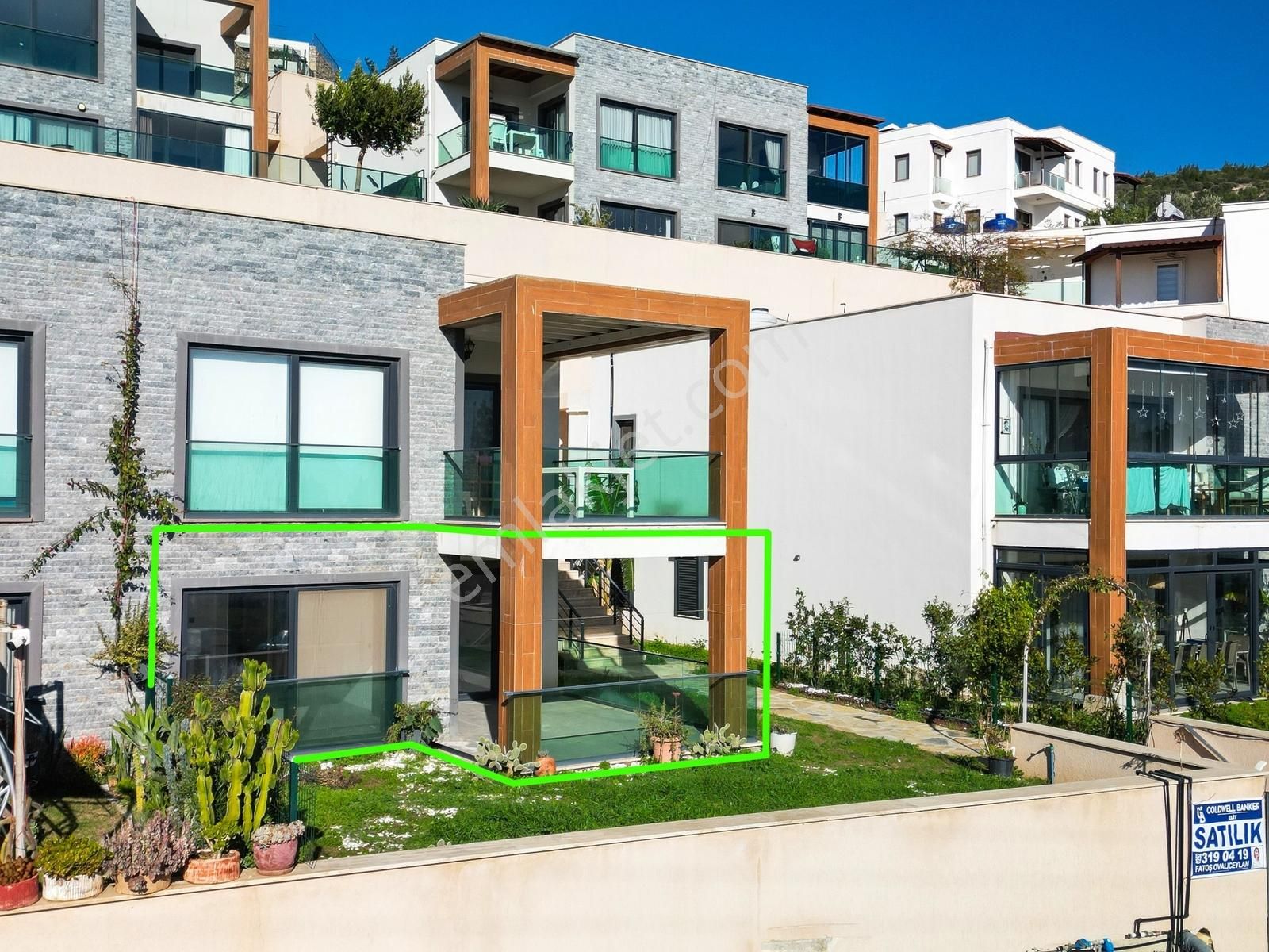 Satılık Bodrum Konacık Deniz Manzaralı Bahçe Katı Daire - Görsel 2