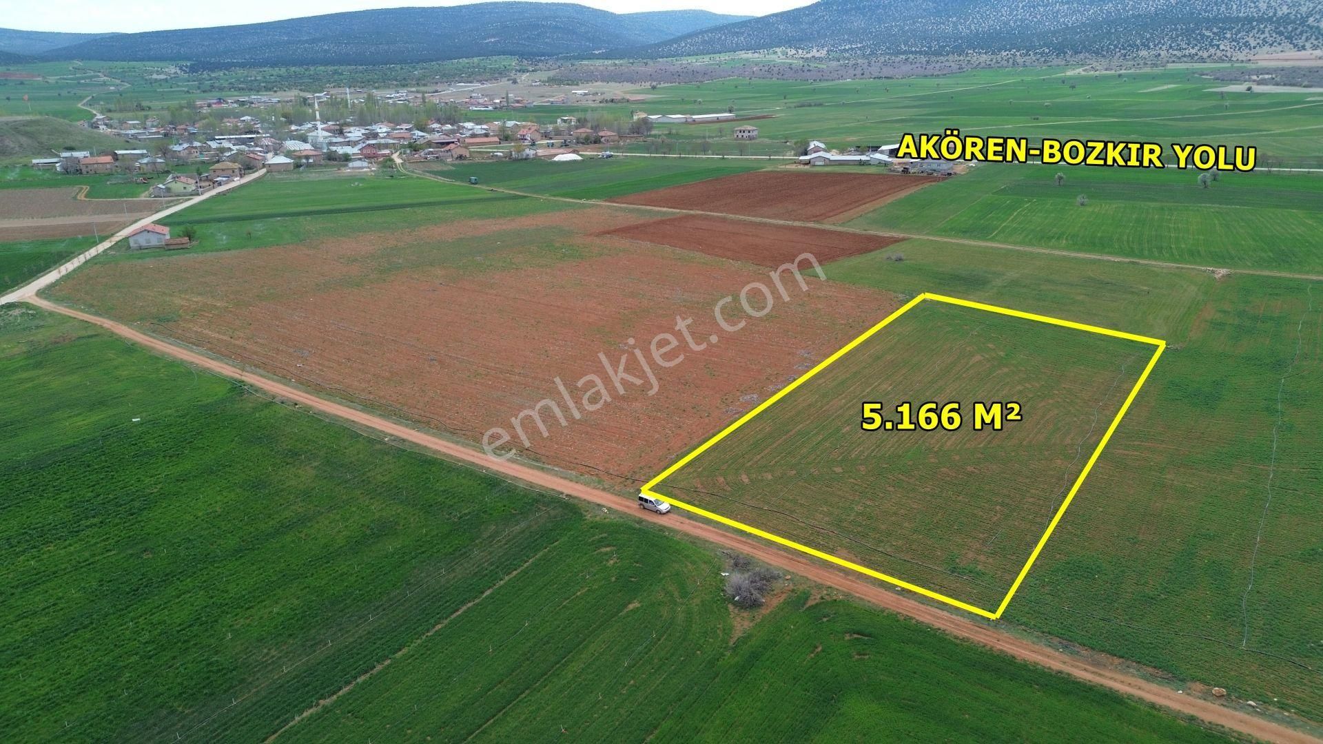 Akören Karahüyük De 5.166 M2 Yerleşime Yakın Müstakil Tapulu Tarla - Görsel 1