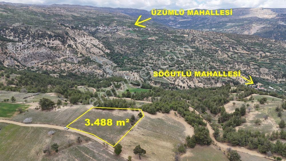 Karaman / Başyayla / Üzümlü Mahallesinde 3.488 M² Müstakil Tapulu Tarla - Görsel 5