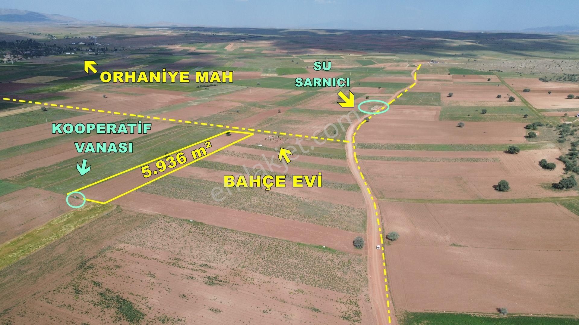 Konya / Akören / Hacılar Mahallesinde 5.936 M² Müstakil Tapulu Tarla - Görsel 3