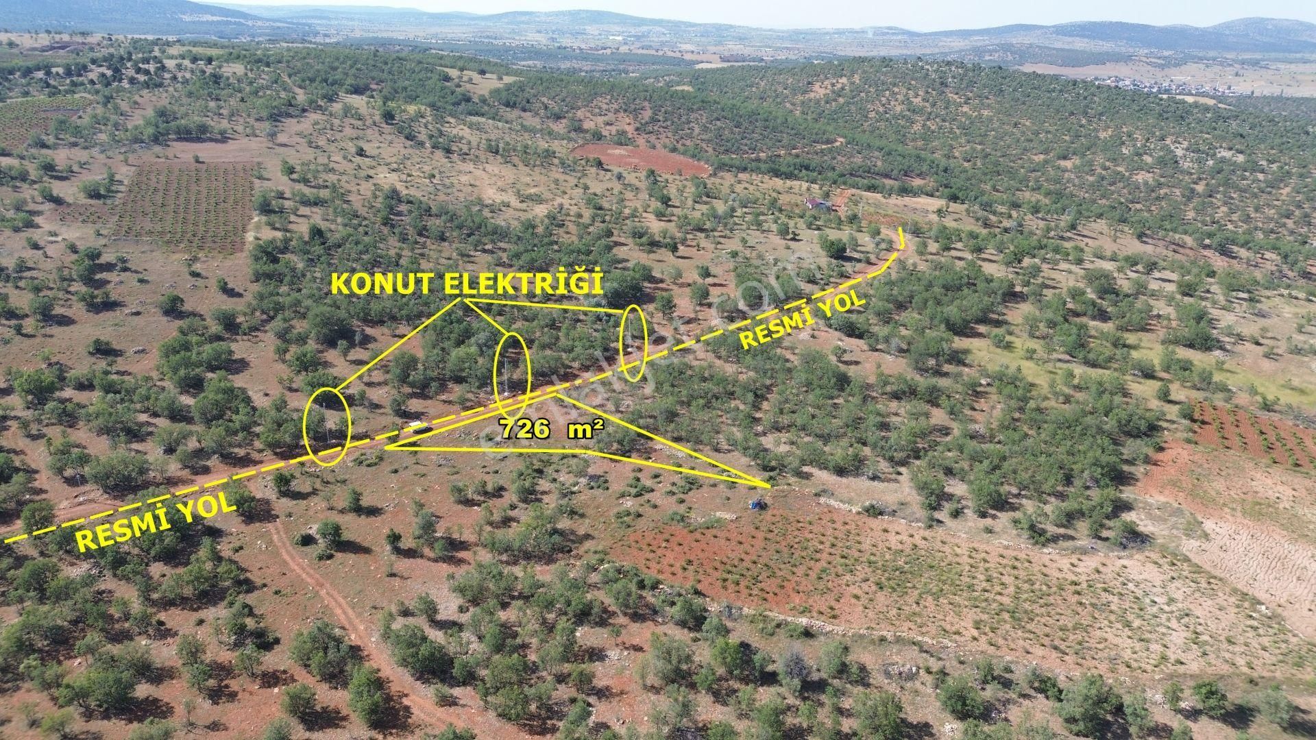Bozkır Hamzalar Da 726 M2 Müstakil Tapulu Elektrik Alınabilir Bahçe - Görsel 3