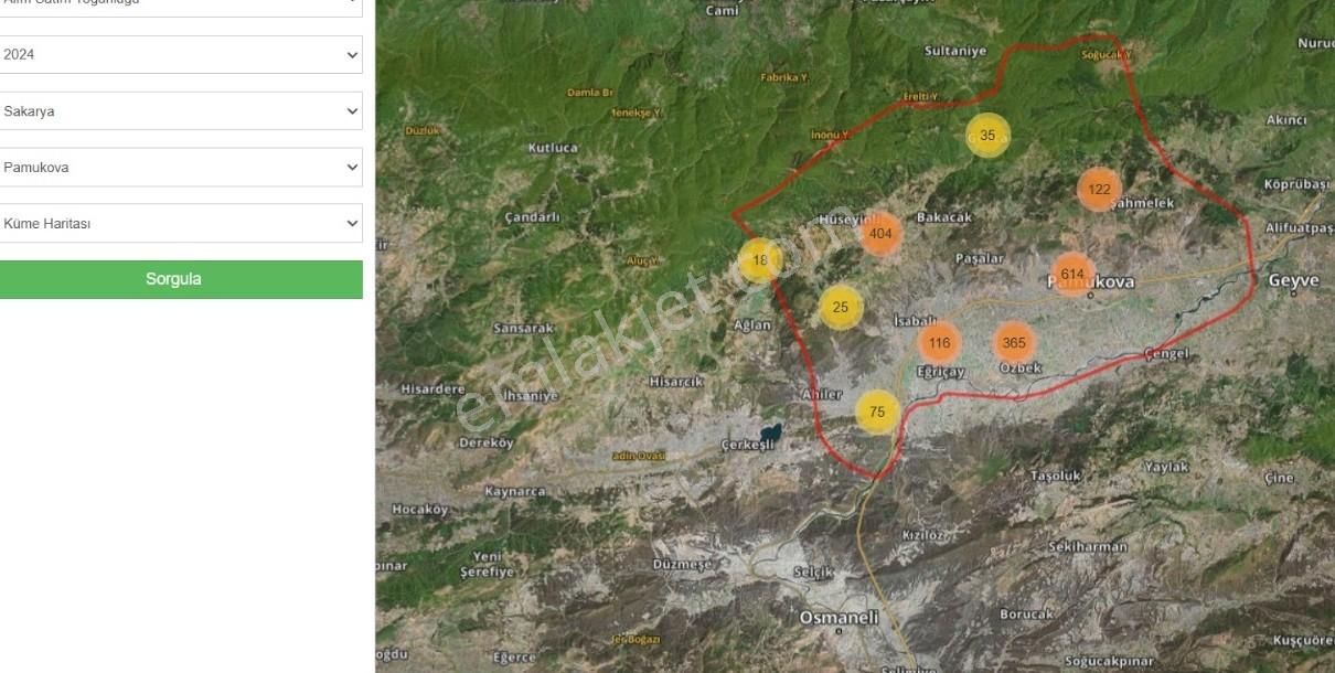 Alp Gayrimenkulden Sakarya, Pamukova'da Satılık Bahçe - Görsel 15
