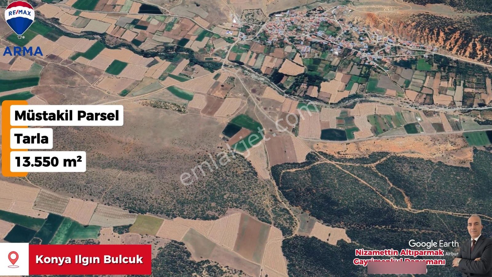 Acil Konya Ilgın Bulcuk Karşıyaka 13.550 M2 Tarla - Görsel 7