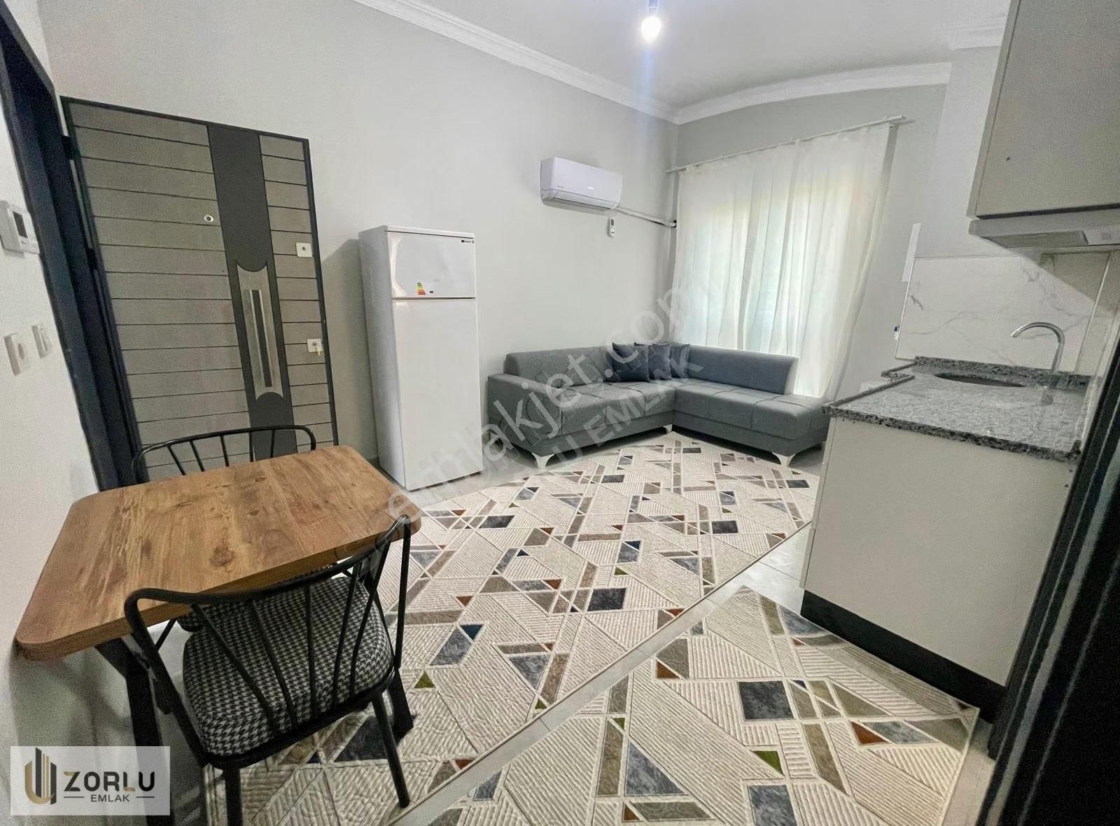 Asansörlü Katta Sıfır Eşyalı 1+1 Kiralık Ulusoy'a Yakın