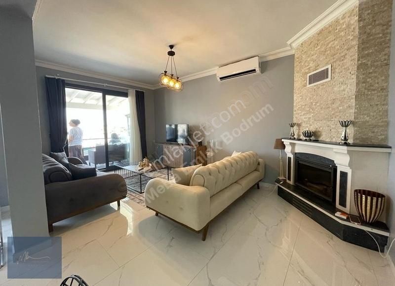 Bodrum Gündoğan Satılık Deniz Manzaralı 6+2 Tripleks Villa - Görsel 18