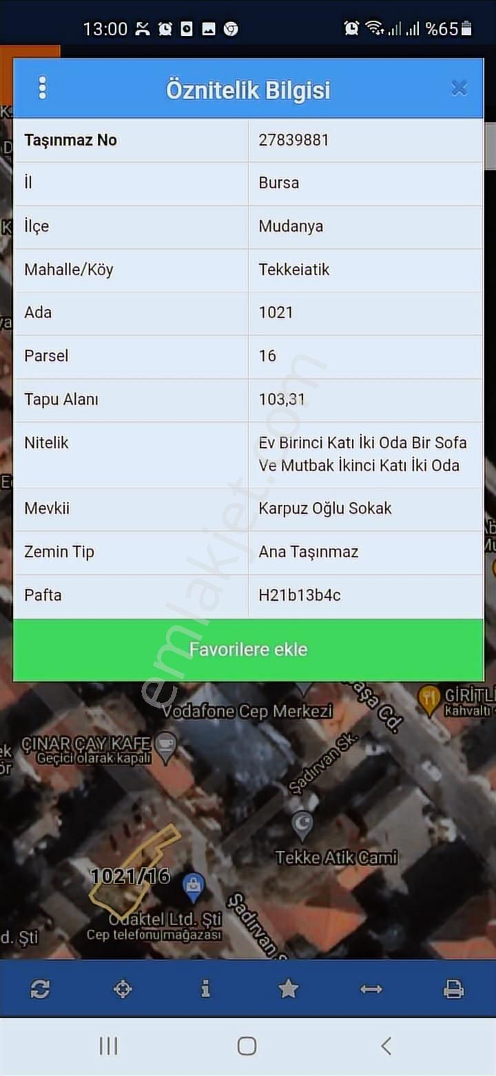 Emlakhabercisi'nden Mudanya Sahile 100mt 3 Katlı Bahçeli Eski Ev - Görsel 15