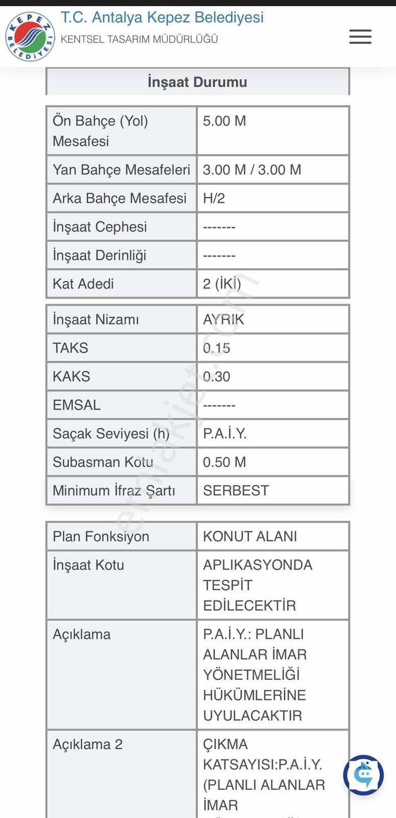 Gaziler Mahallesi Kapalı Pazar Yanı Müstakil Satılık Parsel - Görsel 5