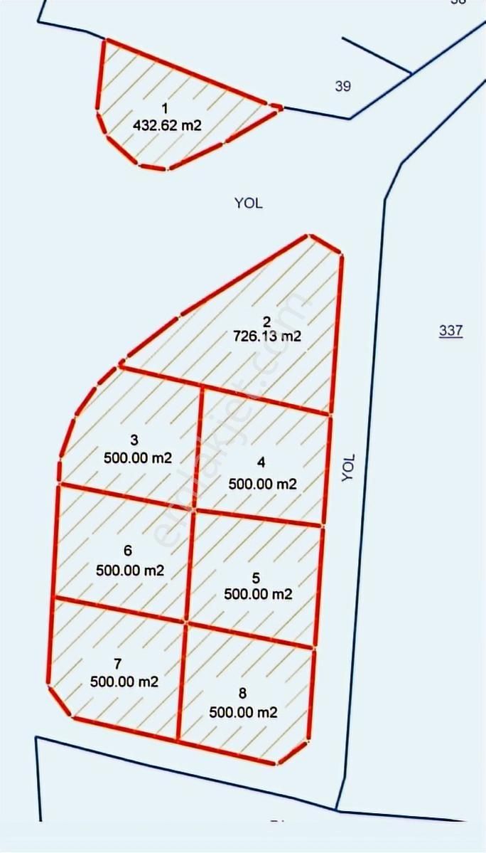 !!! Terme Fırsat 9.998 Dönüm İmarlı Parsellenmiş Arsa !!! - Görsel 2