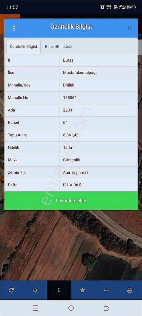 Lookhause Gayrimenkulden Ana Yola Cepheli Satılık Tarla - Görsel 4