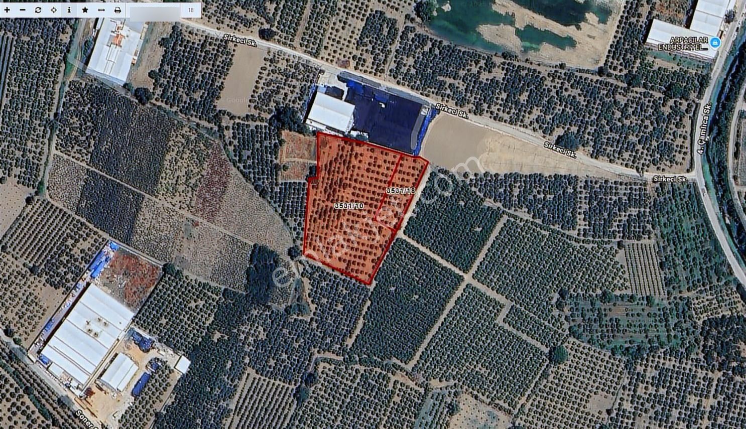 Bursa Yıldırım Samanlı Da Satılık 1637 M2 Tarla Arazi Bağ Bahçe