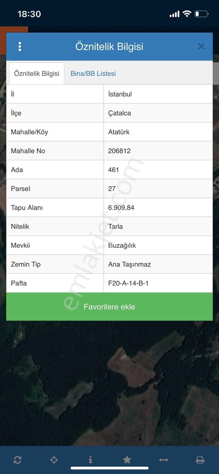 Alban' Dan Çatalca Atatürk'de Yerleşim İçinde 422 M² Satılık ! - Görsel 2