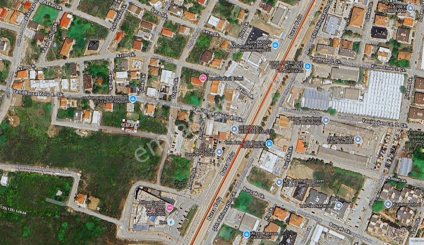 Yalova Merkez Fevziçakmakta 287 M² Villa İmarlı Satılık Arsa - Görsel 2