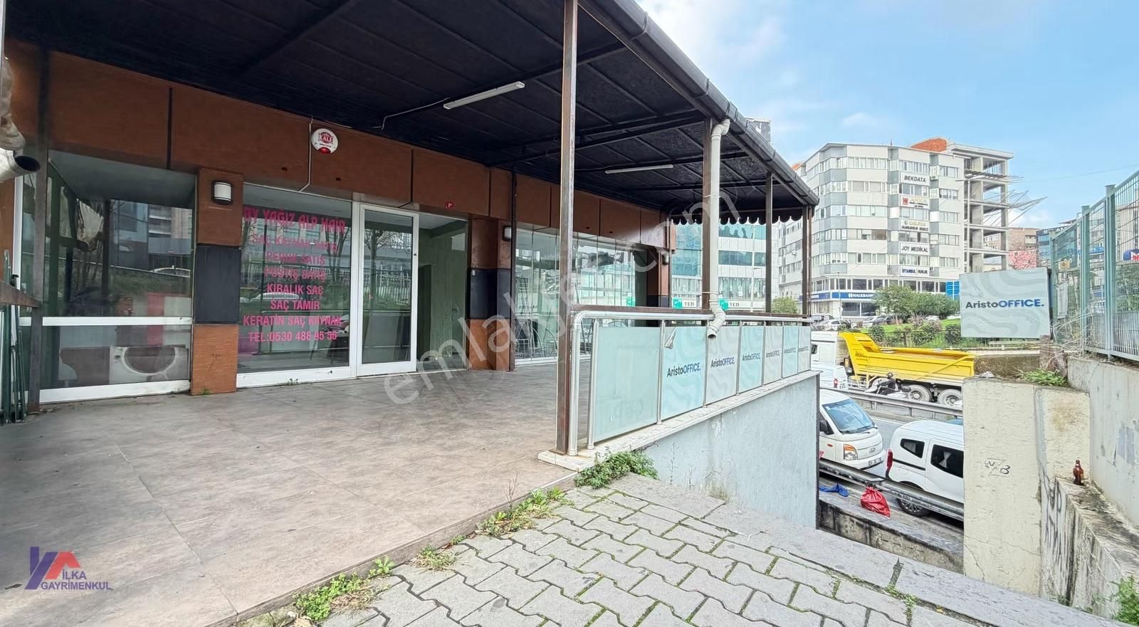 İlka'dan Cadde Üzeri Geniş 175 M2 Kiralık Dükkan