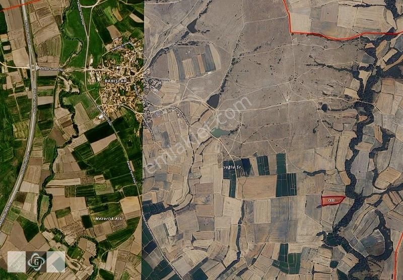 Havsa Bakışlar Köyünde 1.327 M² Yatırımlık Arsa Çaplı - Görsel 2