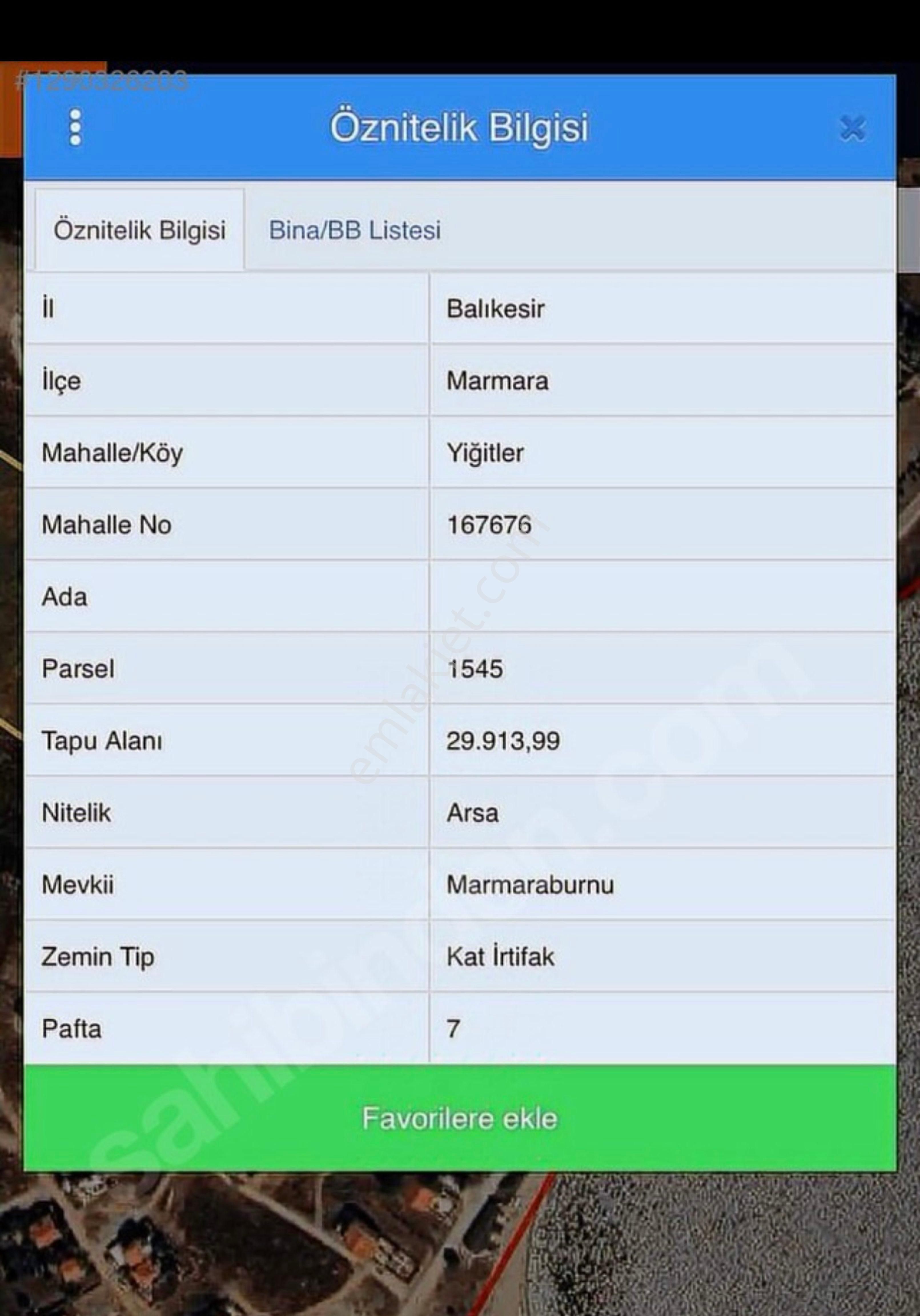 Balıkesir Yiğitler Otel İmarlı 1.687 M² Hisseli Arsa - Görsel 3