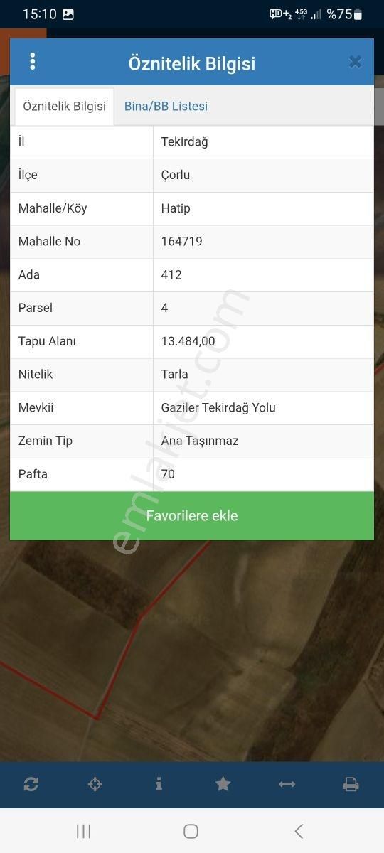 Hatip Mh 13.484m2 Satlik Tarla - Görsel 3