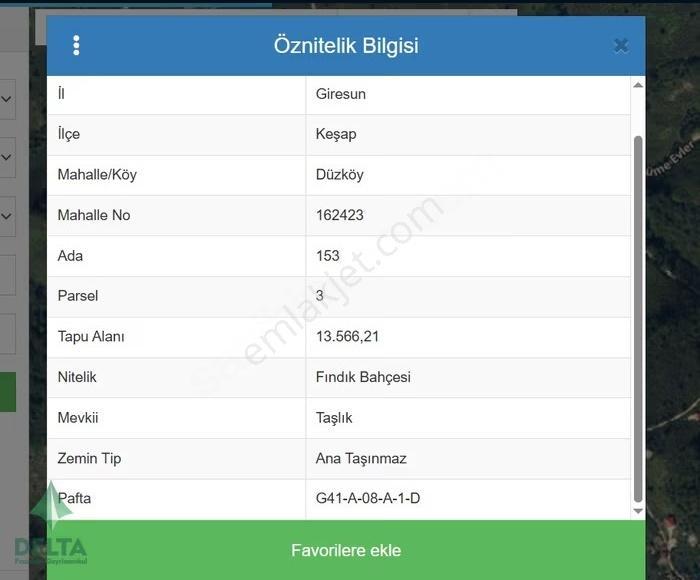 Delta Premıum Gayrimenkulden Keşap Düzköyde Satılık Arsa!! - Görsel 31